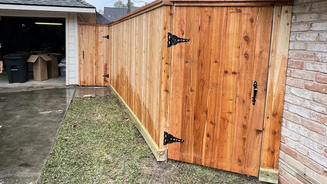 Cedar fence replacement Houston
